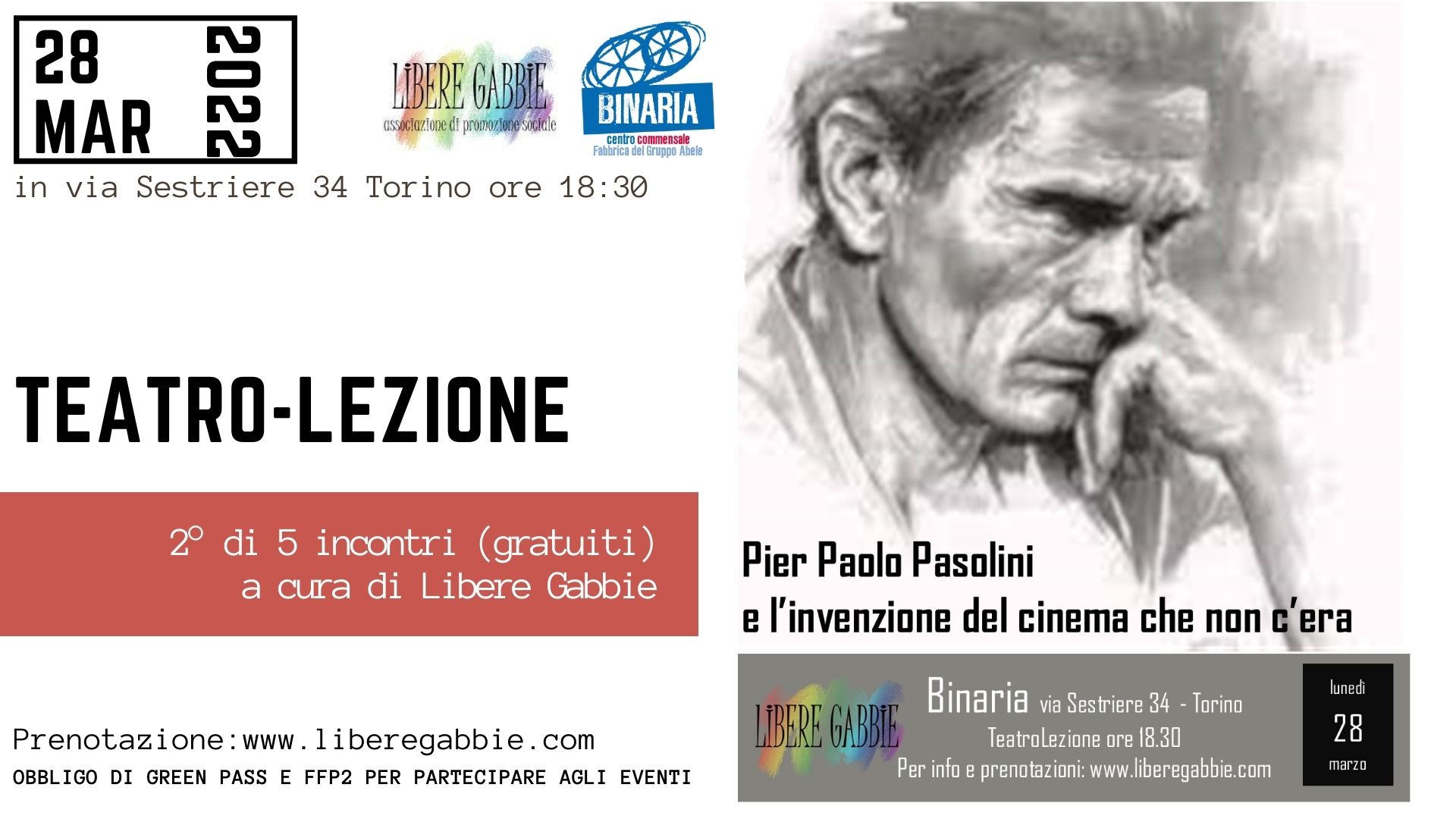 Pier Paolo Pasolini e l’invenzione del cinema che non c’era